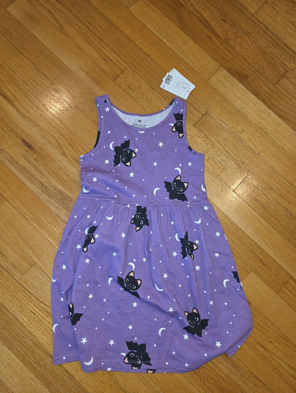 H&M Haloween Black Kitty Sleeveless Dress